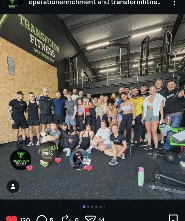 Transform Fitness community session